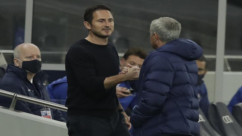 Frank Lampard and Jose Mourinho